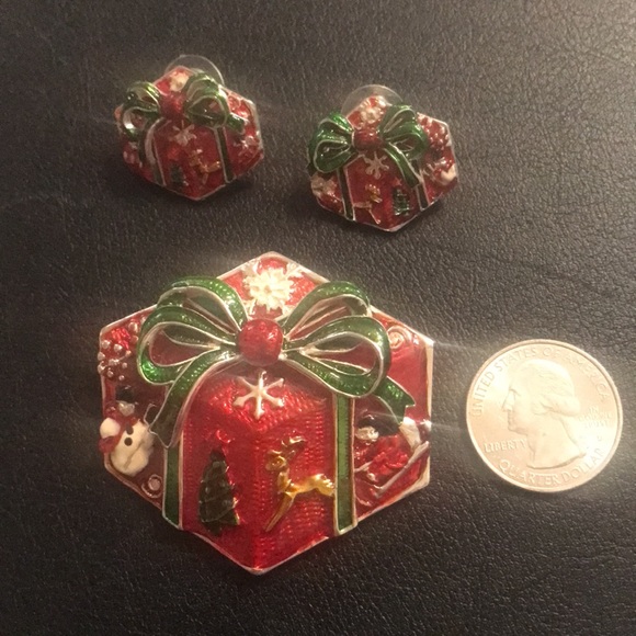 MY CHRISTMAS PRESENT 🎁 BROOCH / pendant - Picture 5 of 5